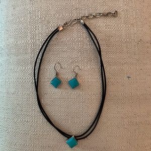 Sterling Silver & Turquoise Set